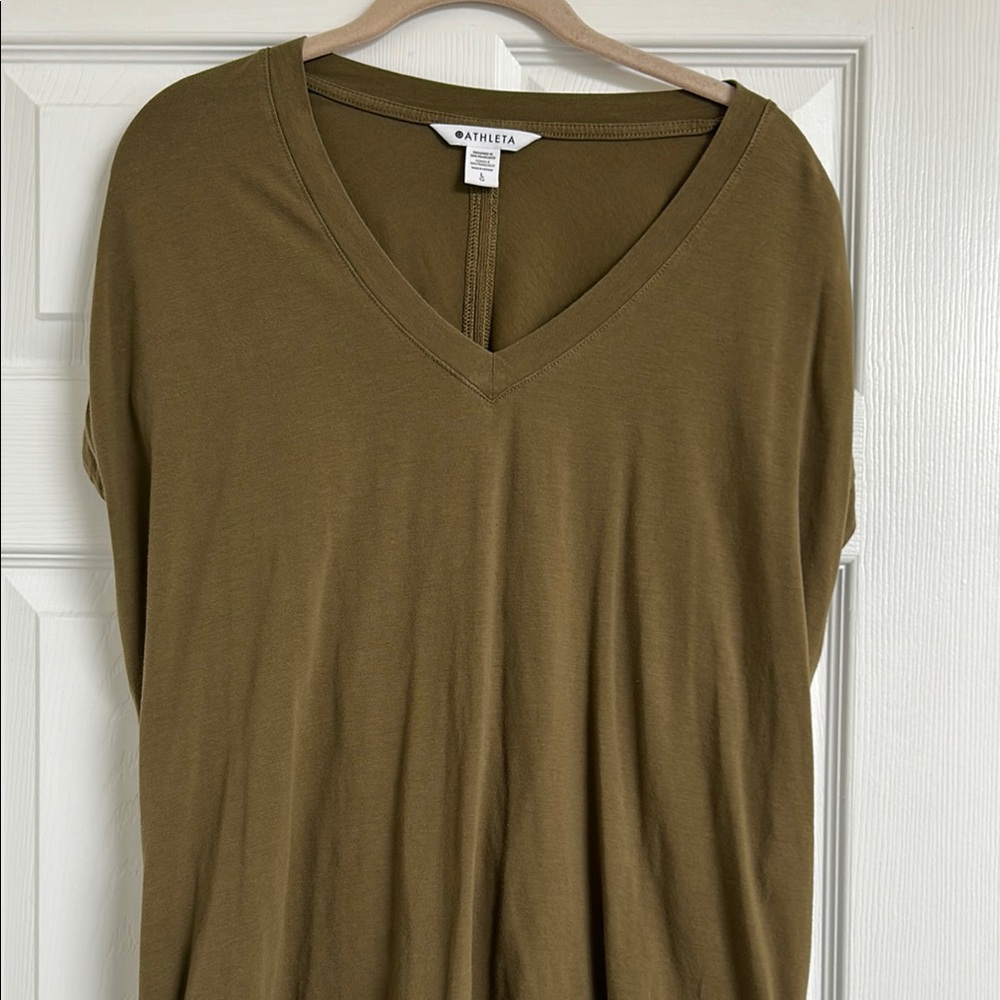Athleta Women's Olive Green Top